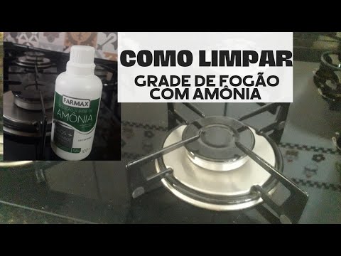 como limpar a grade do fogão