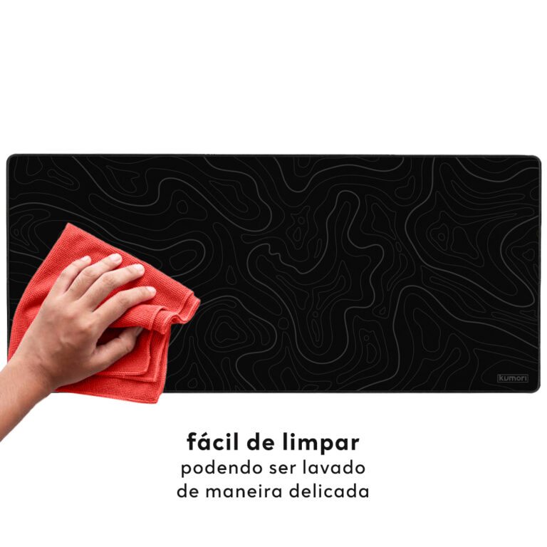 cuidados com mousepad de borracha e tecido