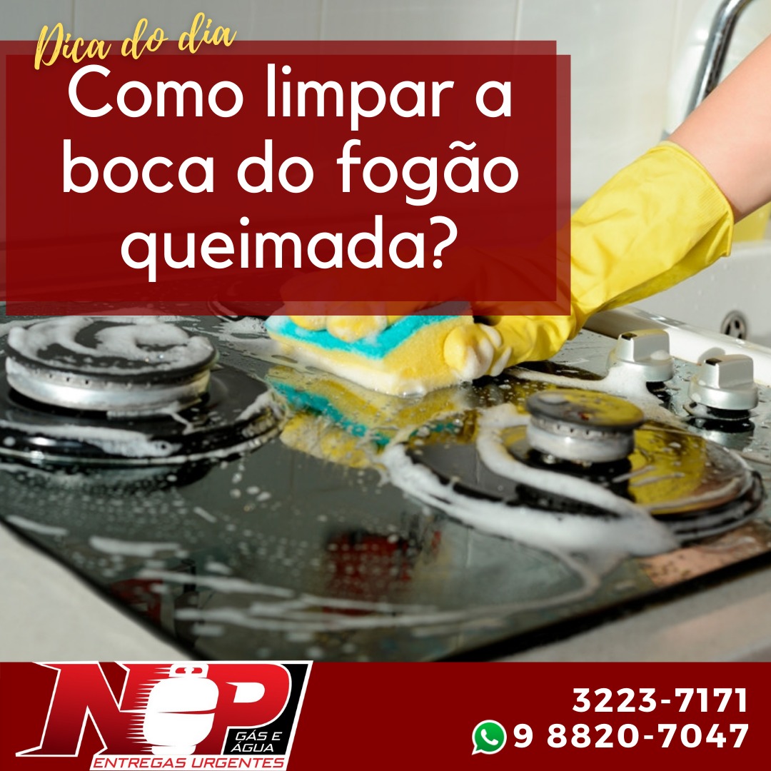 como limpar o queimador do fogão a gás