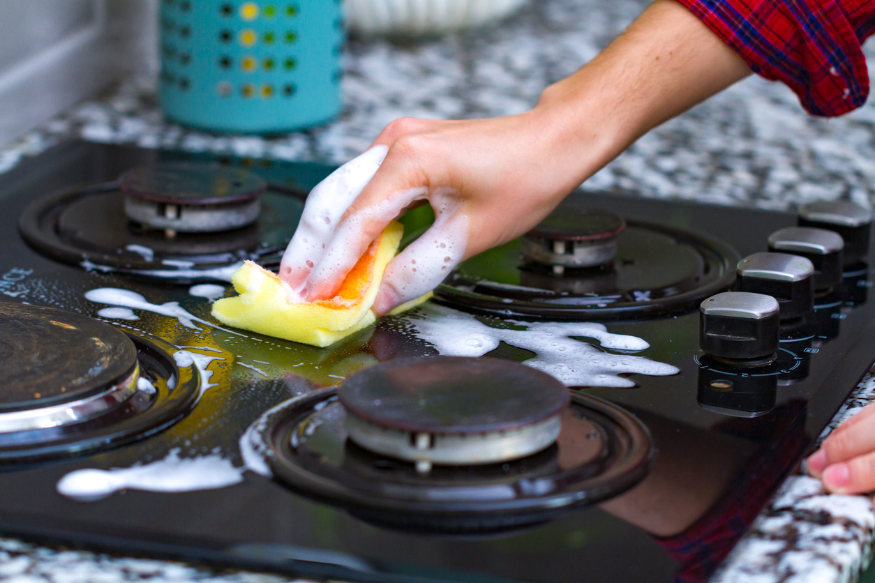 como limpar o queimador do fogão a gás