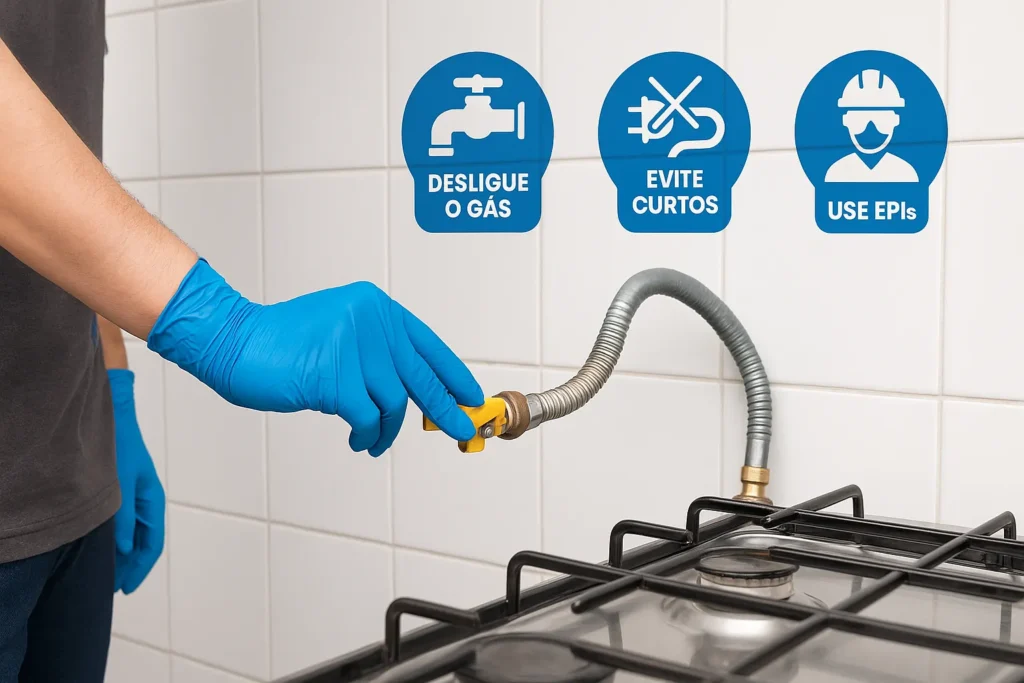 como limpar queimadores de fogão a gás com bicarbonato e vinagre