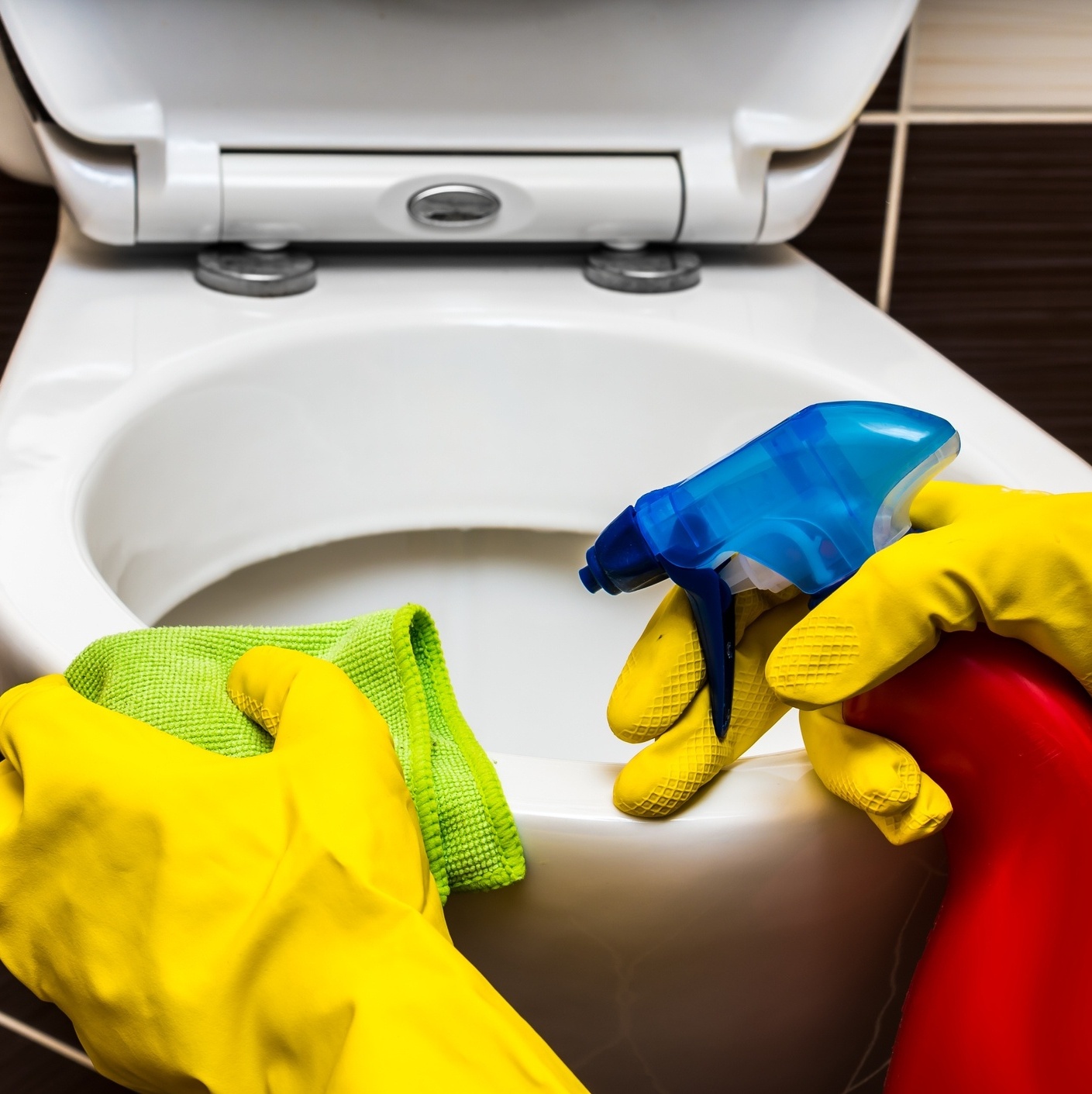 passo a passo para limpar vaso sanitário amarelado