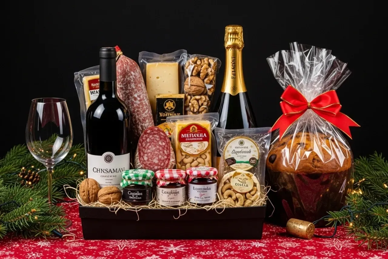 cesta de natal intermediária