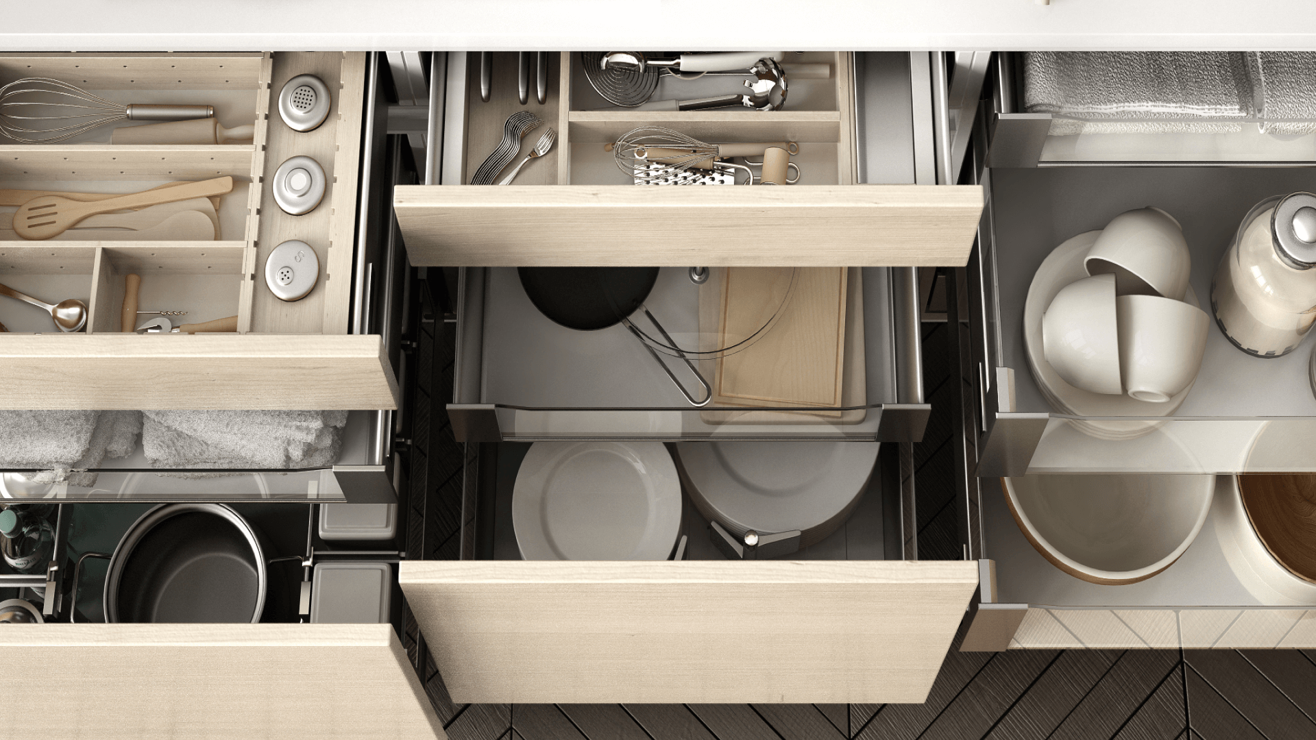 como organizar a cozinha