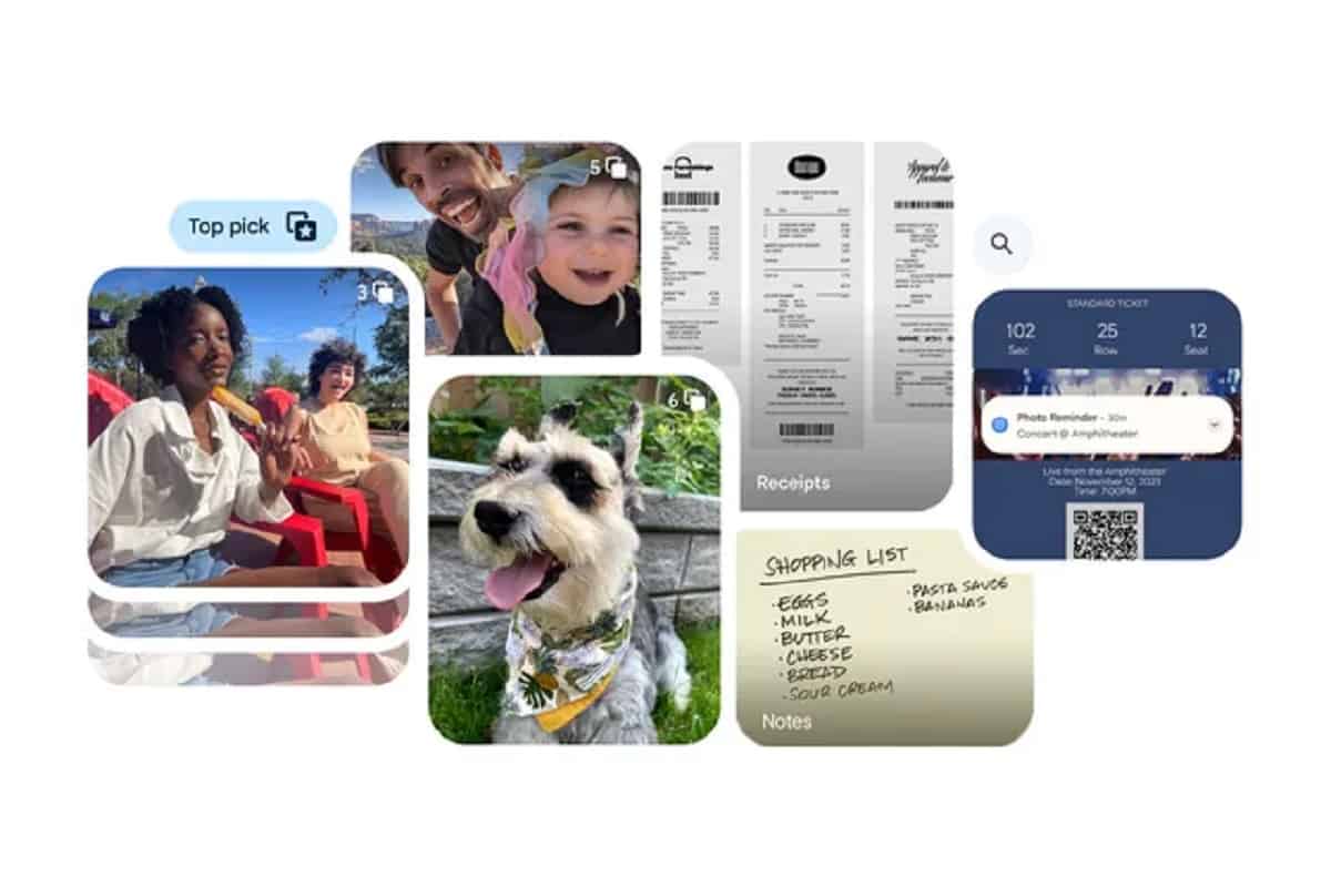 organizar fotos por data e evento celular