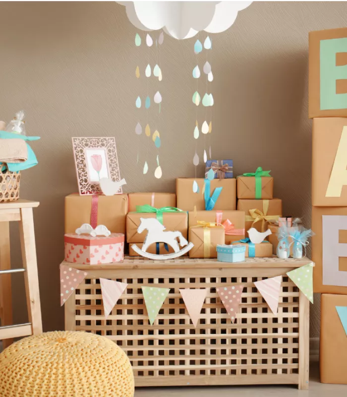 erros comuns ao organizar chá de fraldas