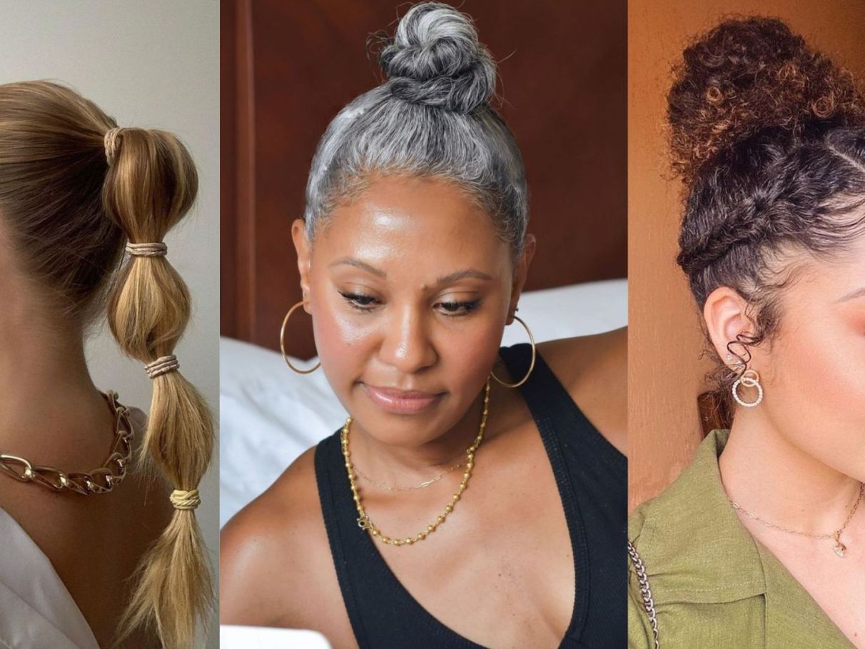 como preparar o cabelo para penteado preso