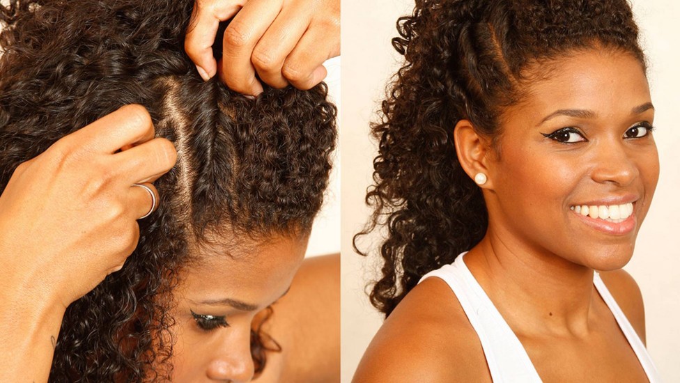 como preparar o cabelo para penteado preso