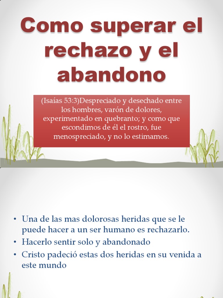 Como Superar El Abandono