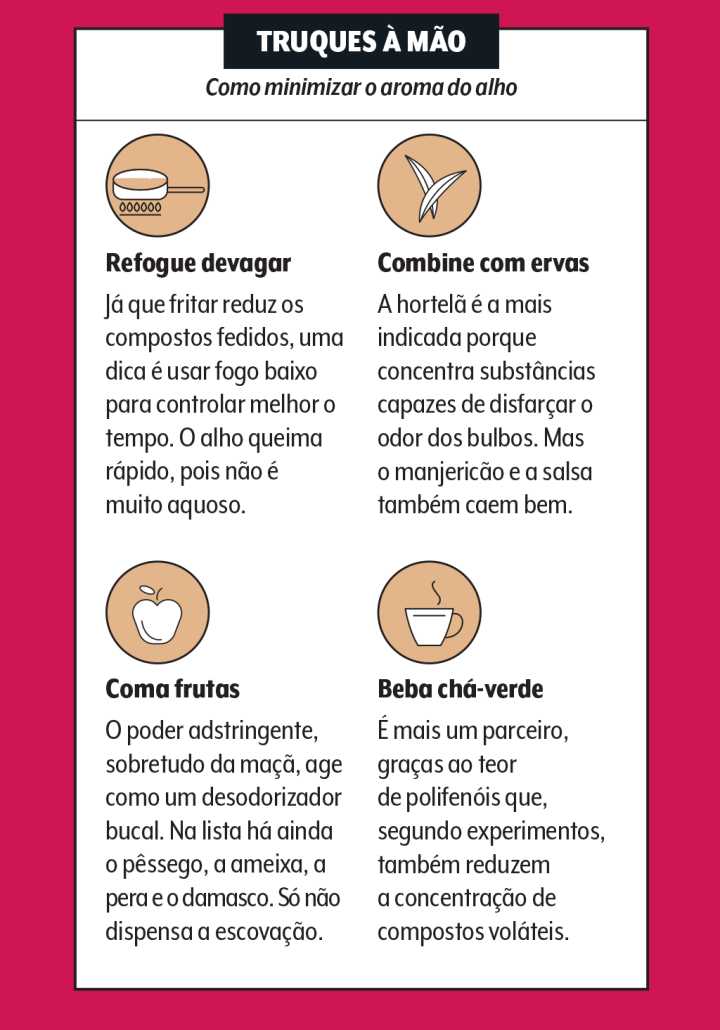 erros comuns ao tentar tirar cheiro de alho