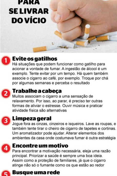 5 ideias de títulos:
1. Guia Completo: Como Eliminar o Cheiro de Cigarro de Sua Casa
2. Dicas Infalíveis para Remover o Odor de Tabaco de Roupas e Estofados
3. Soluções Caseiras e Profissionais para um Ambiente Livre de Fumaça
4. Hálito e Mãos sem Cheiro de Cigarro: Métodos Rápidos e Eficazes
5. O Poder da Oxi-Sanitização Contra o Cheiro Persistente de Cigarro