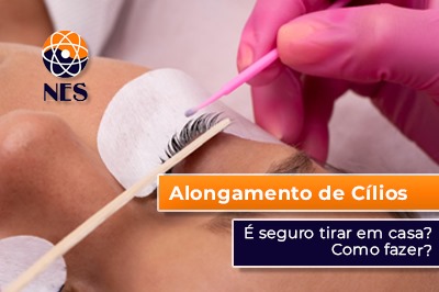 métodos caseiros para remover extensão de cílios
