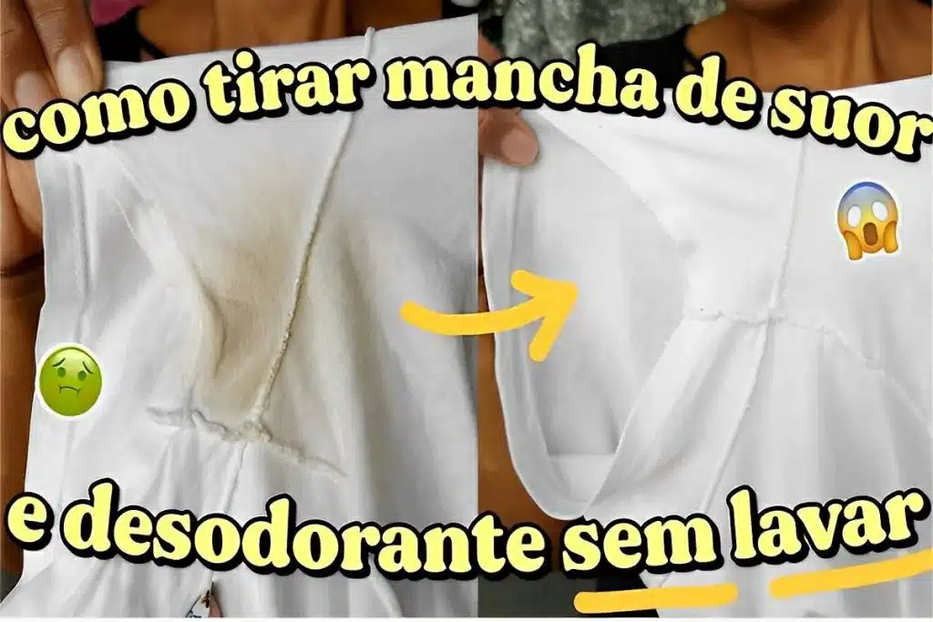 métodos para clarear roupa amarelada
