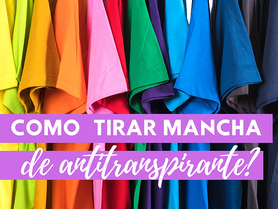 Produtos Caseiros Eficazes para Remover Manchas de Suor e Desodorante