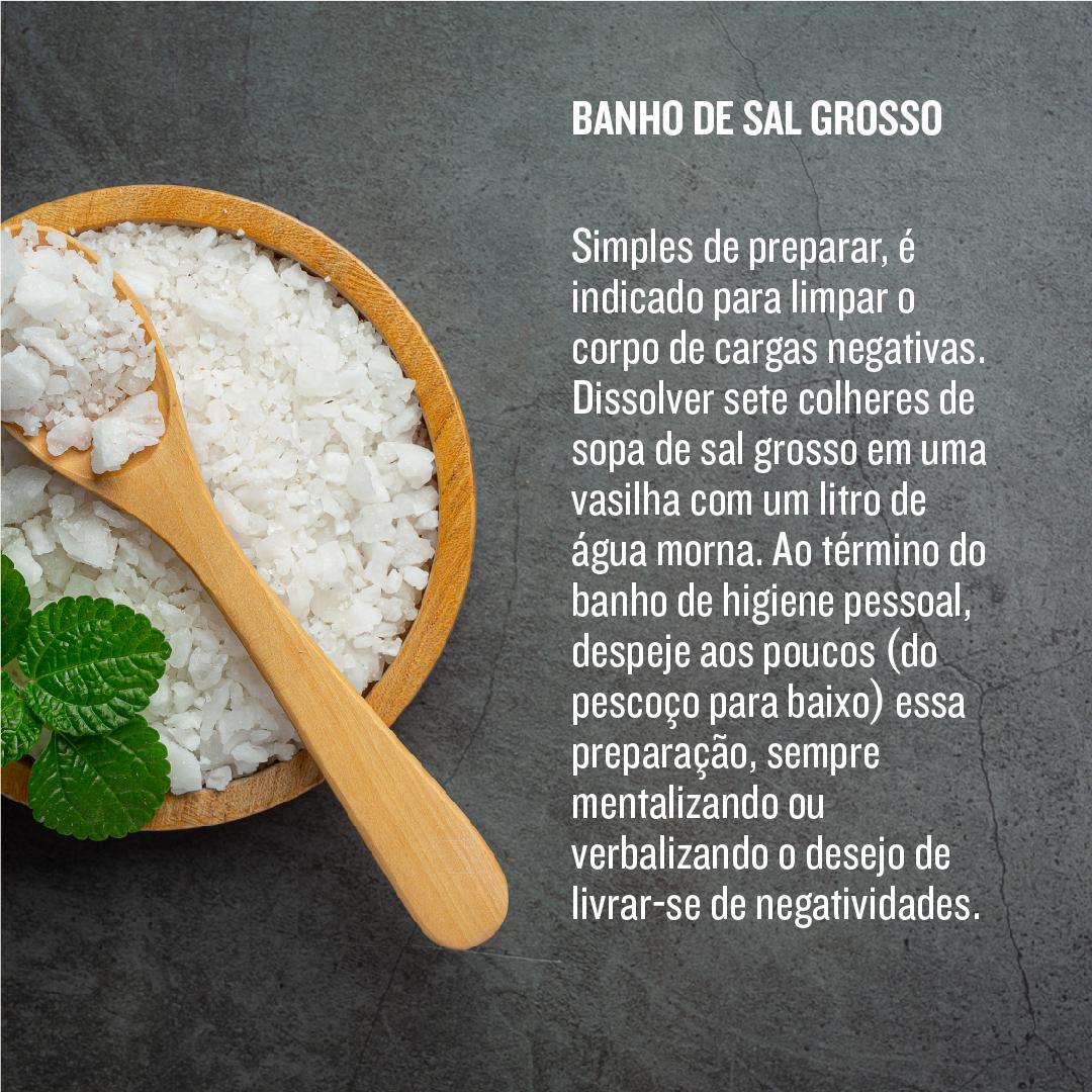 melhor horario para tomar banho de sal grosso