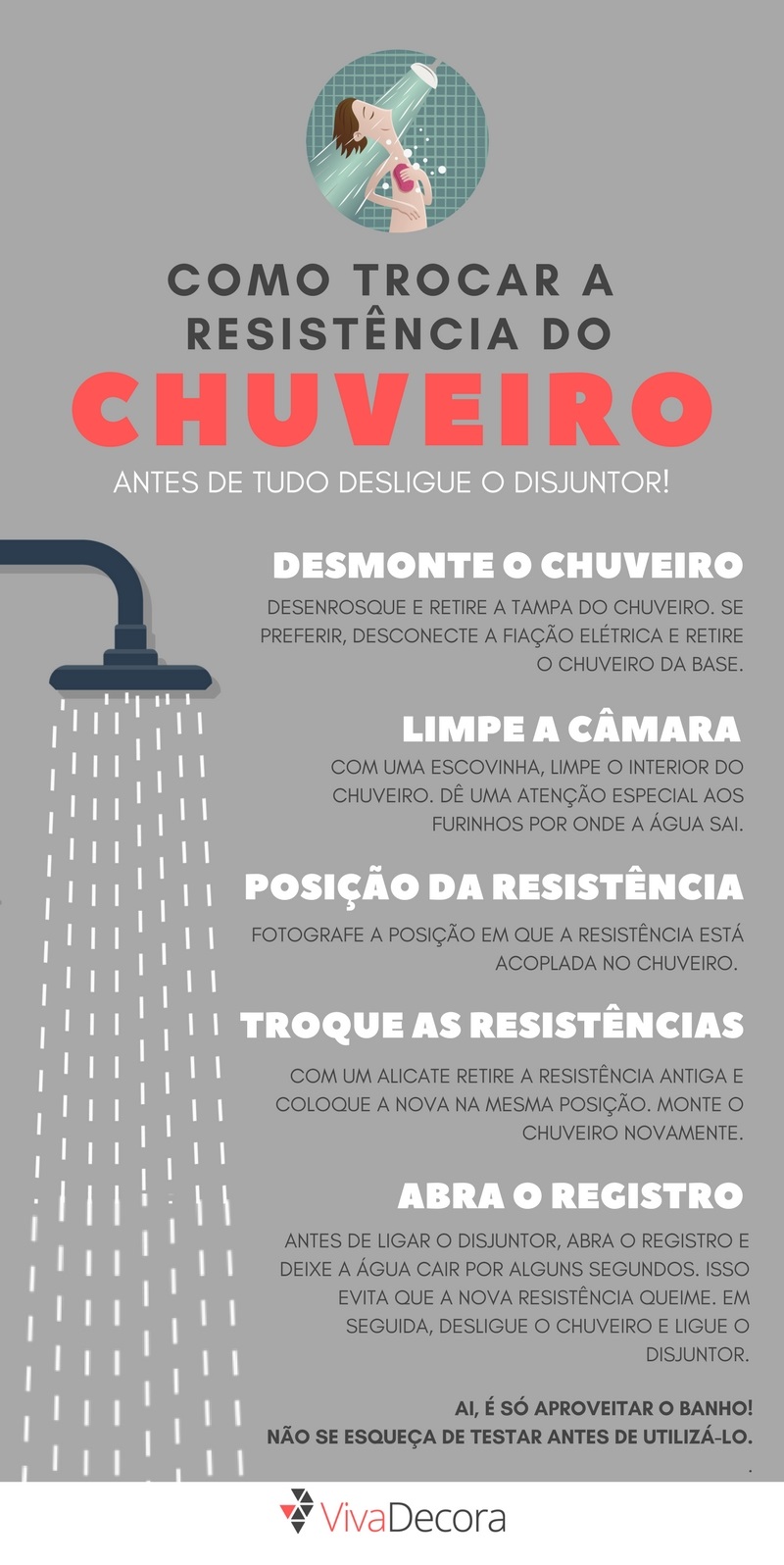como instalar chuveiro elétrico passo a passo