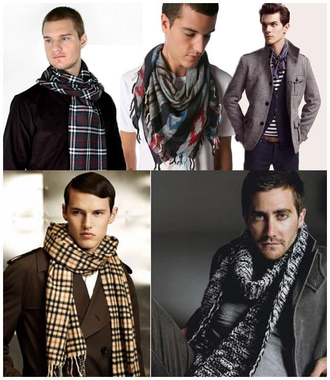 cachecol masculino xadrez