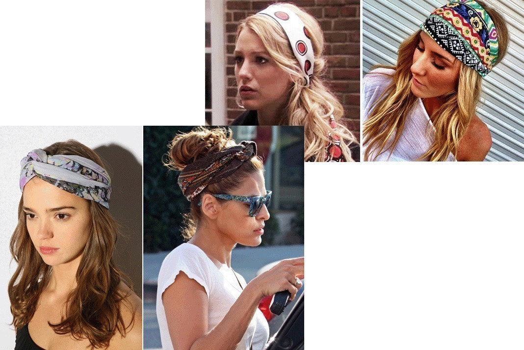 Lenços na Praia: 7 Penteados Frescos e Estilosos para o Verão