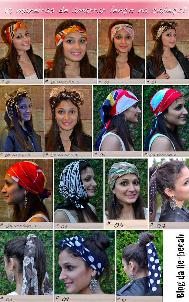 Como Usar Lenço Na Cabeça