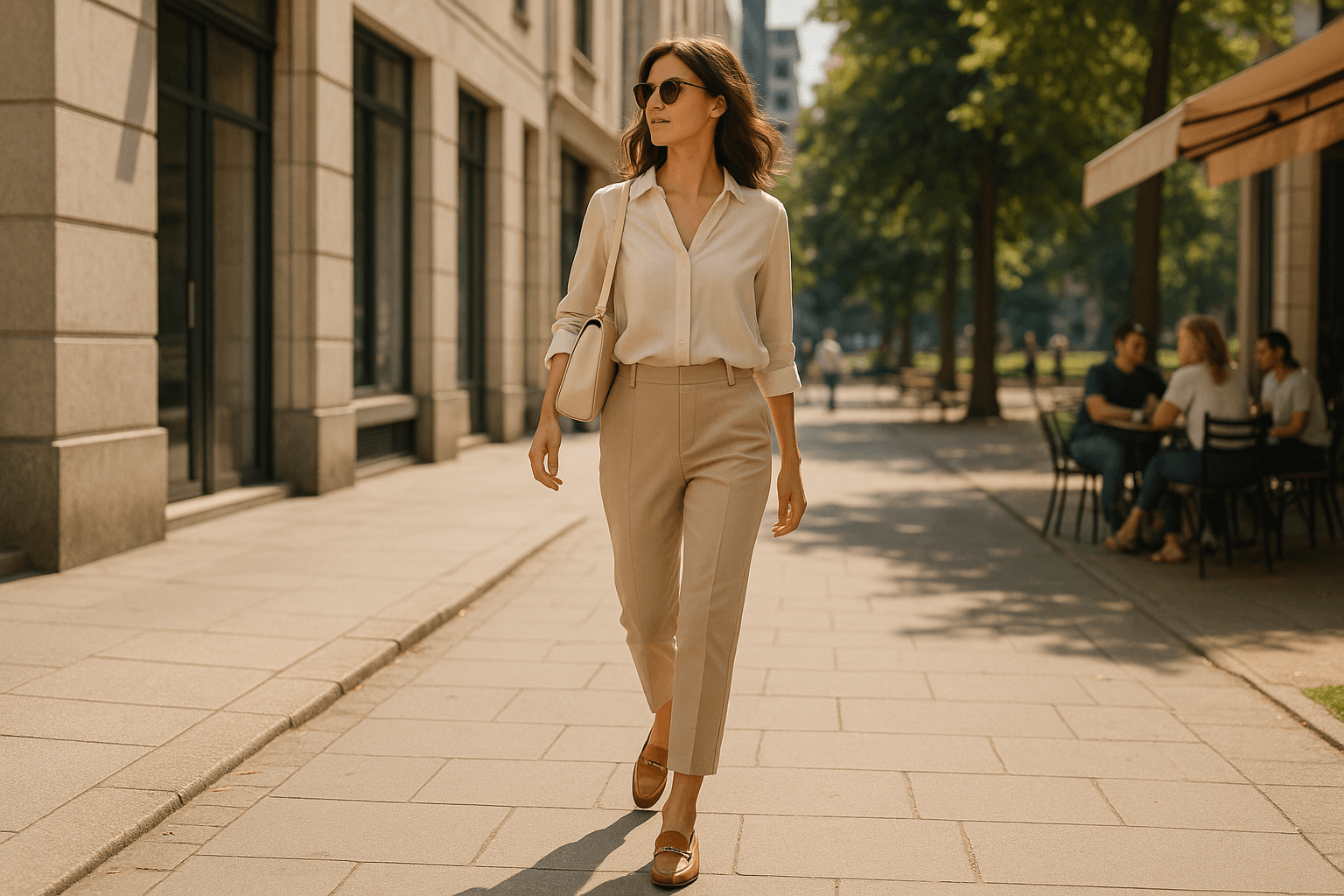 10 looks incríveis mocassim feminino calça cropped