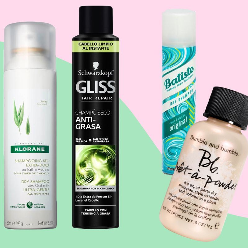 como usar shampoo seco sem deixar branco