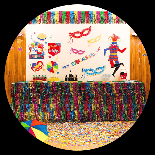 confetes de carnaval