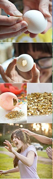 confete de papel ou metalizado qual o melhor