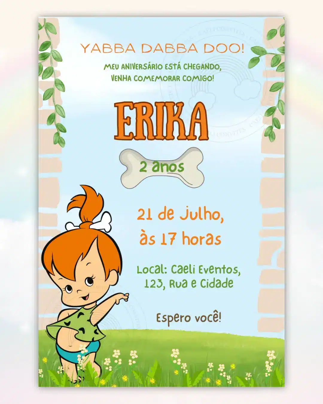 ideias de texto para convite de aniversário da pedrita