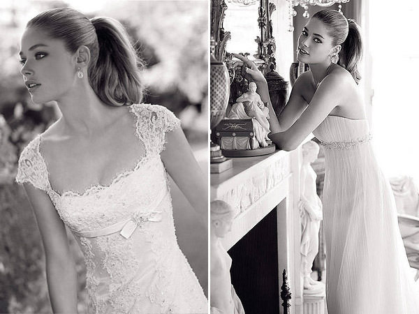 coque alto versus rabo de cavalo noiva baixinha