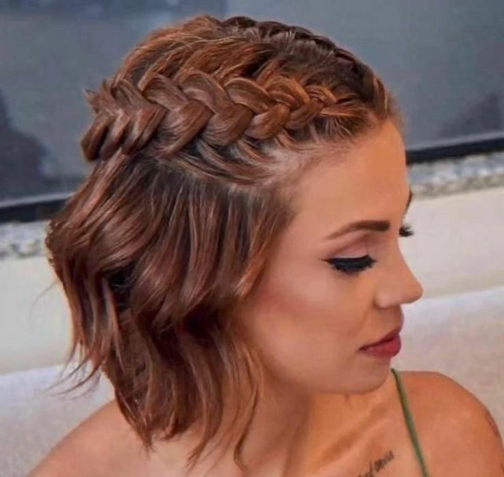 coque para festas cabelo curto