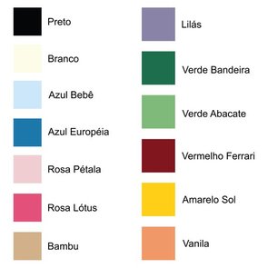 cores que começam com A