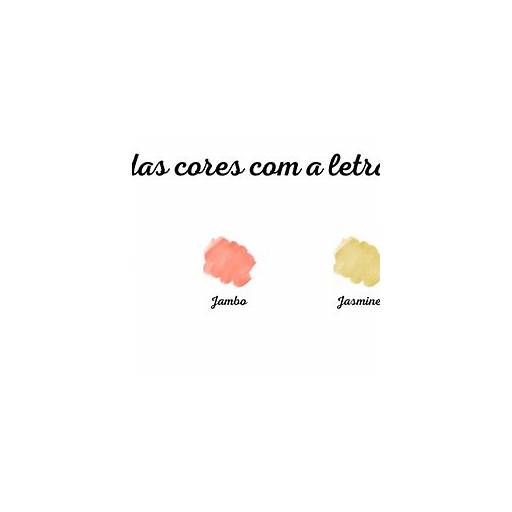 cores com J para Stop