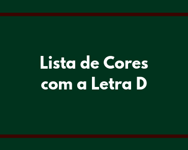 cores com d para adedonha