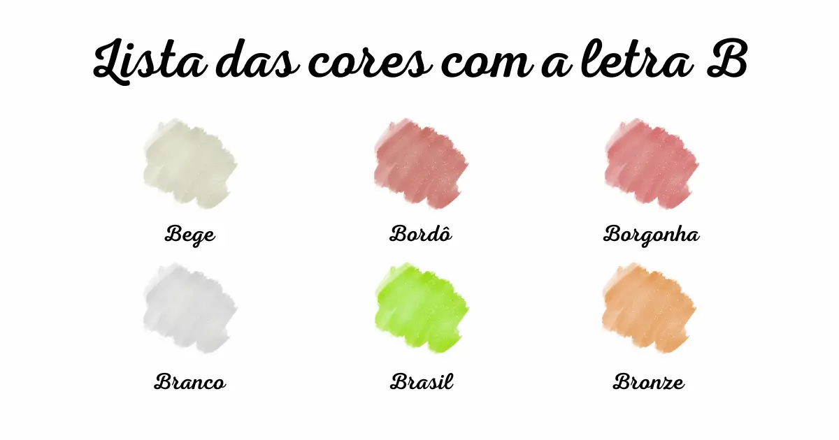 cores com M