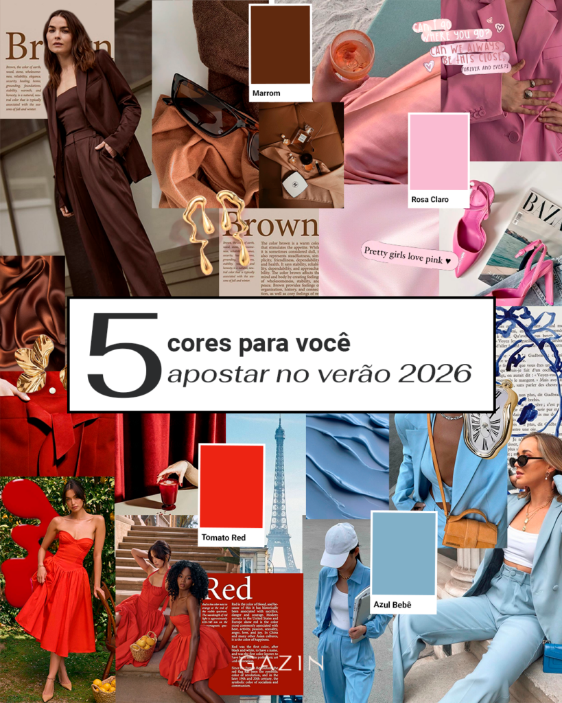 tendências de cores 2026