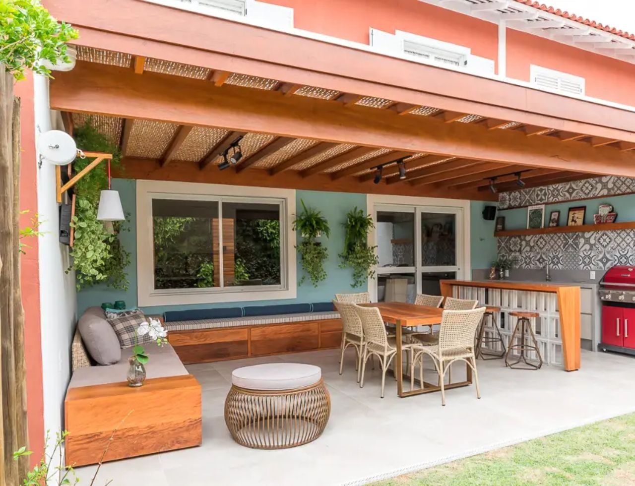 fachada moderna cores