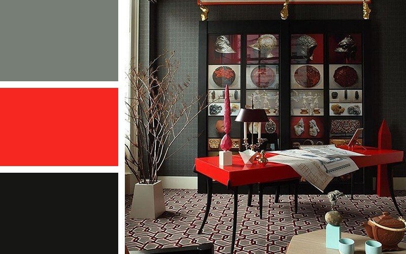 Cores Que Combinam Com Preto E Vermelho