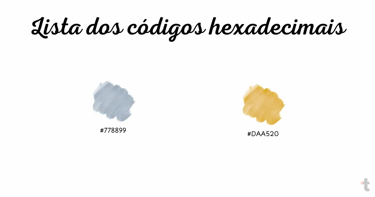 cores que começam com a letra d