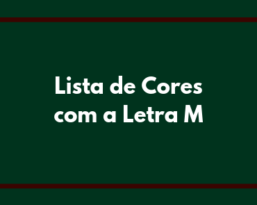 significado das cores com m