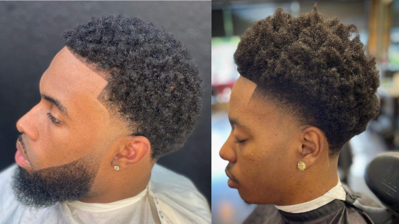 corte americano baixo cabelo crespo