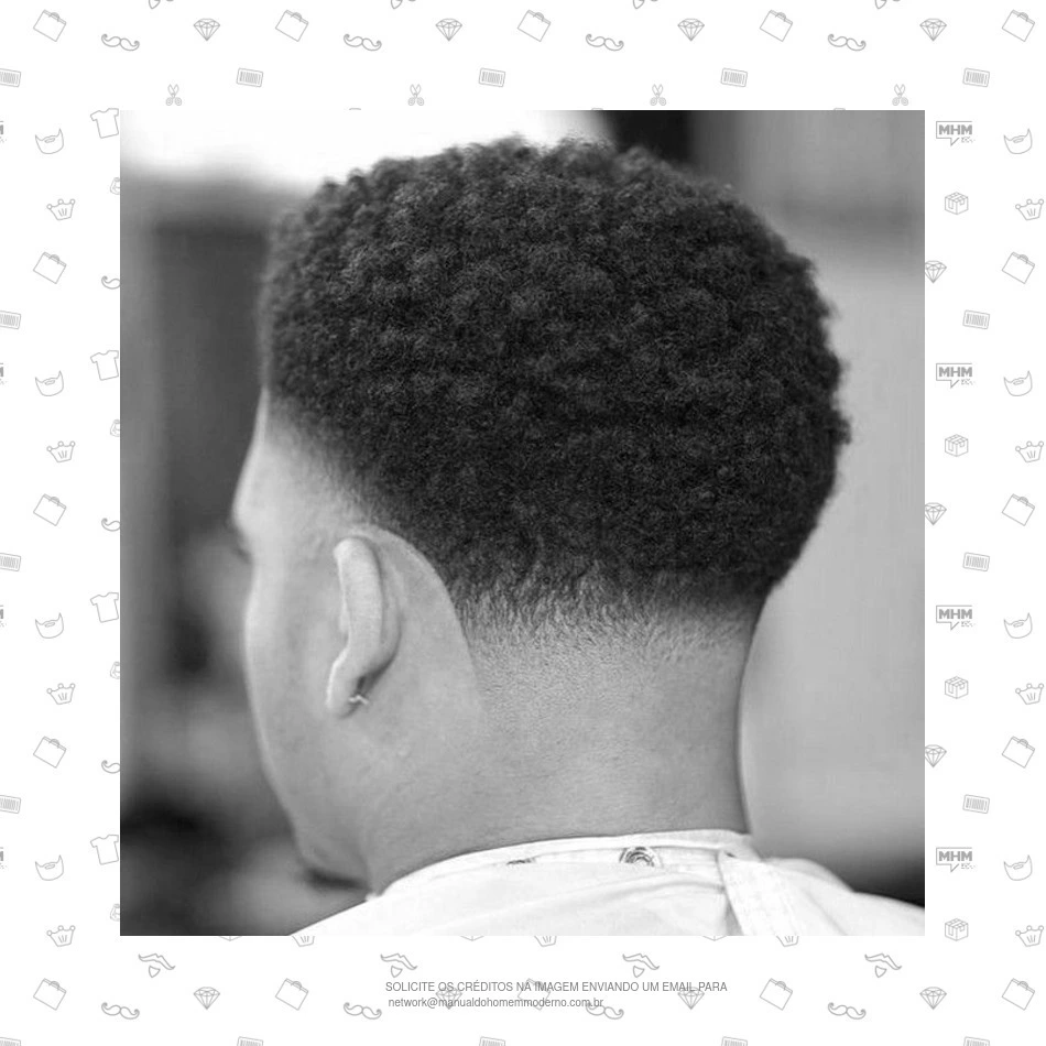 Guia completo: Tipos de degradê para cabelo crespo masculino