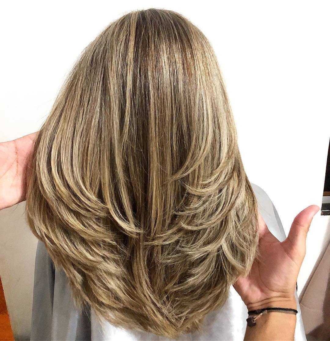 corte de cabelo longo repicado