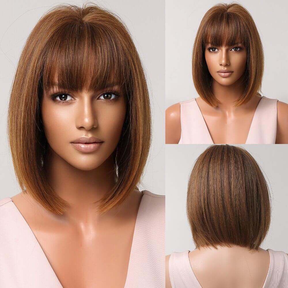 blunt cut cabelo curto