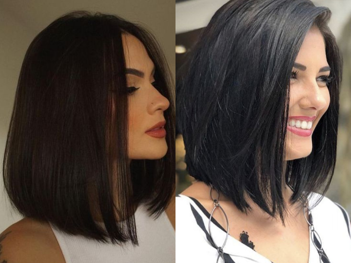 corte chanel para rosto oval