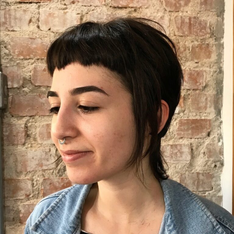 cabelo curto com franja 2026