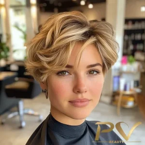 como estilizar corte repicado curto com franja