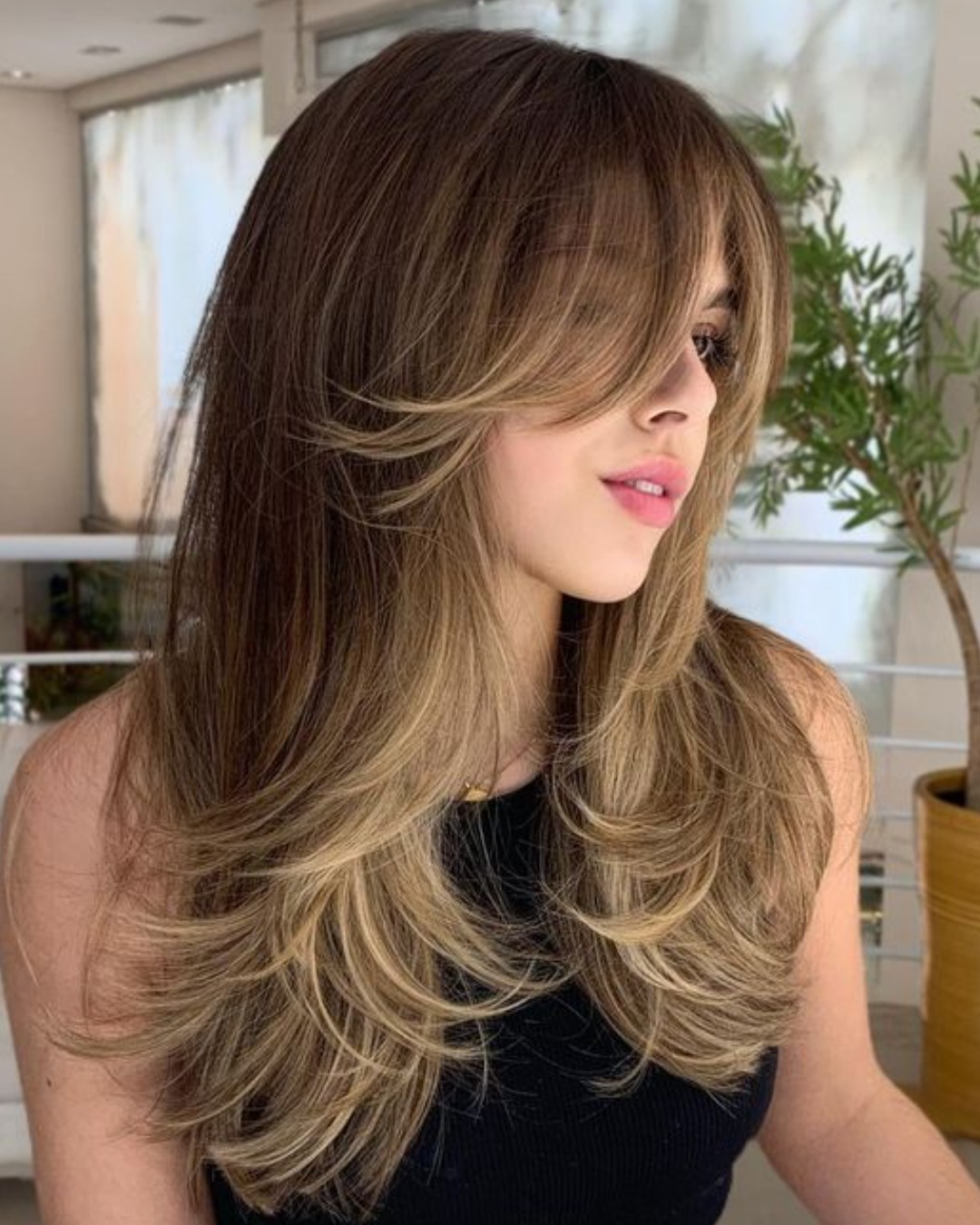 corte em camadas para cabelo cacheado