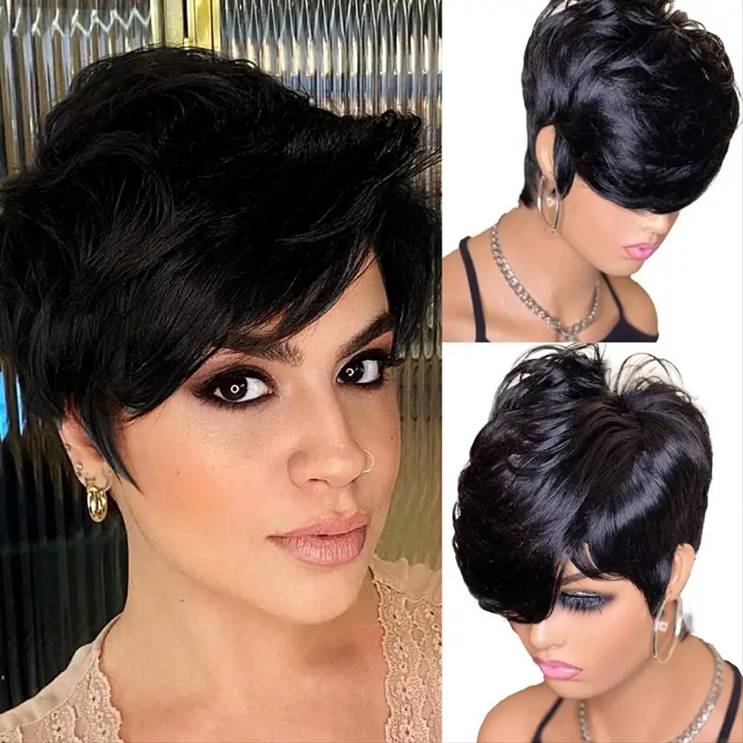 cortes de cabelo liso curto que rejuvenescem