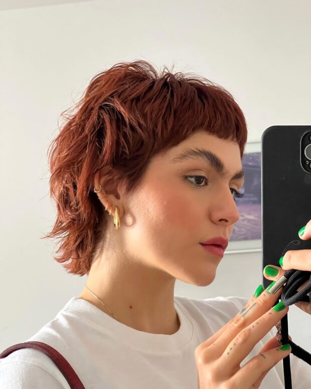 cortes de cabelo liso curto com franja