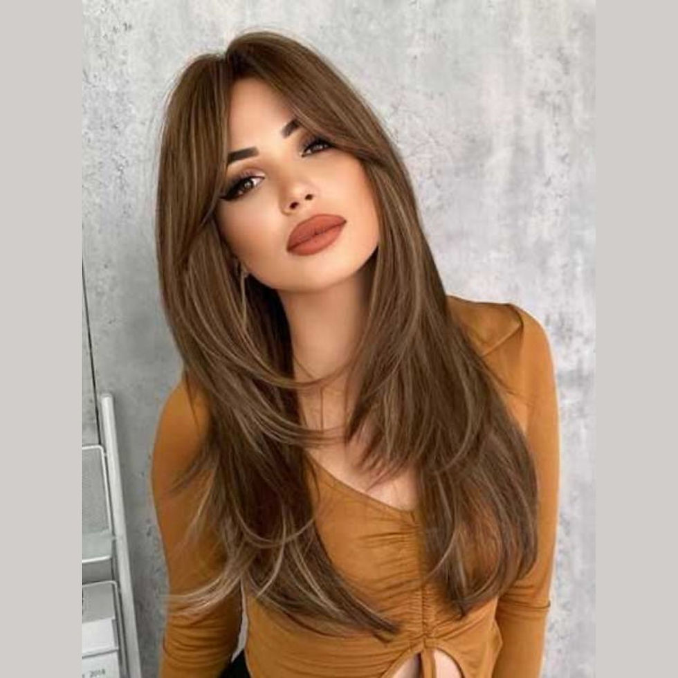 corte de cabelo feminino longo liso